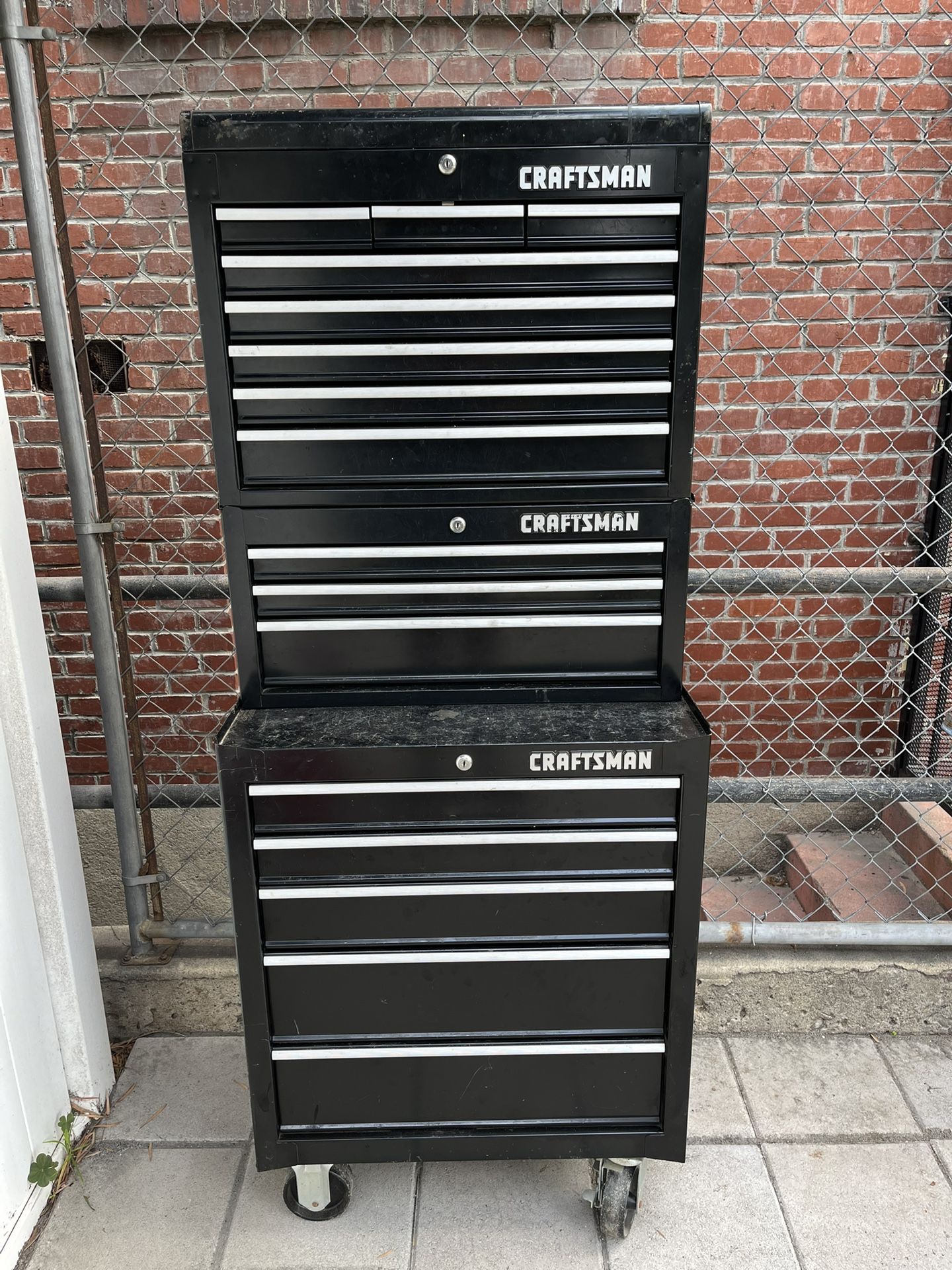 Craftsman 3 Tier Tool Box With Keys 🔑 