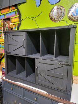 Vinyl Organizer Farmhouse Style 