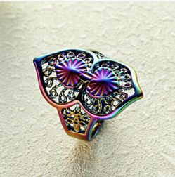 18kt rainbow gold filled ring