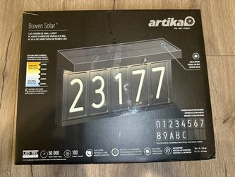 Artika Bowen Solar LED Address Light