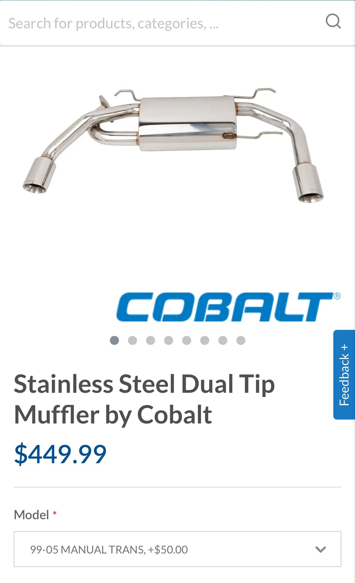 Miata Dual Tip Muffler / Exhaust
