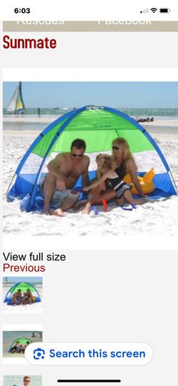 sunmate portable shelter Beach Shade