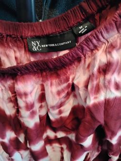 NYC medium tye dye shorts jumpsuit missing waist string