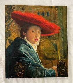 Oil painting on canvas 11 x 13