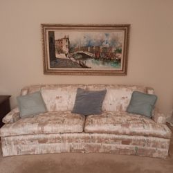 LARGE CURVED BACK COUCH