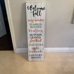 Fall Decorative Sign