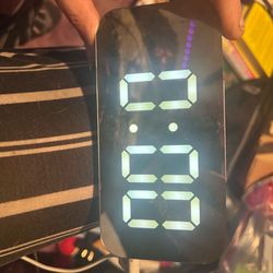 Big numbers led alarm clock