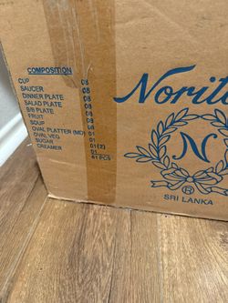 NORITAKE SRI. LANKA 61 pcs DINNERWARE SET for 8 people