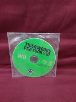 Tiger Woods PGA Tour 10 Golf Nintendo Wii Video Game
