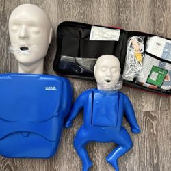 CPR Dummies with Practi-TRAINER AED Trainer
