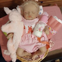 Precious Doll Easter Basket