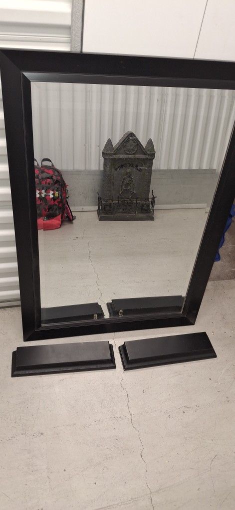 Mirror And Shelves