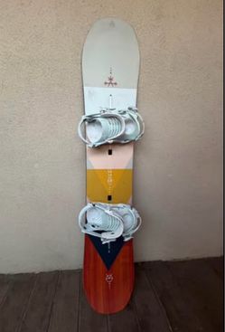 Burton Snowboard and K2 Bindings