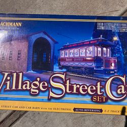 Train Set- Village Street Car