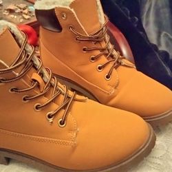 Wool Lined Work Boots