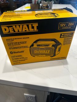 Dewalt Bluetooth job-site speaker BRAND NEW