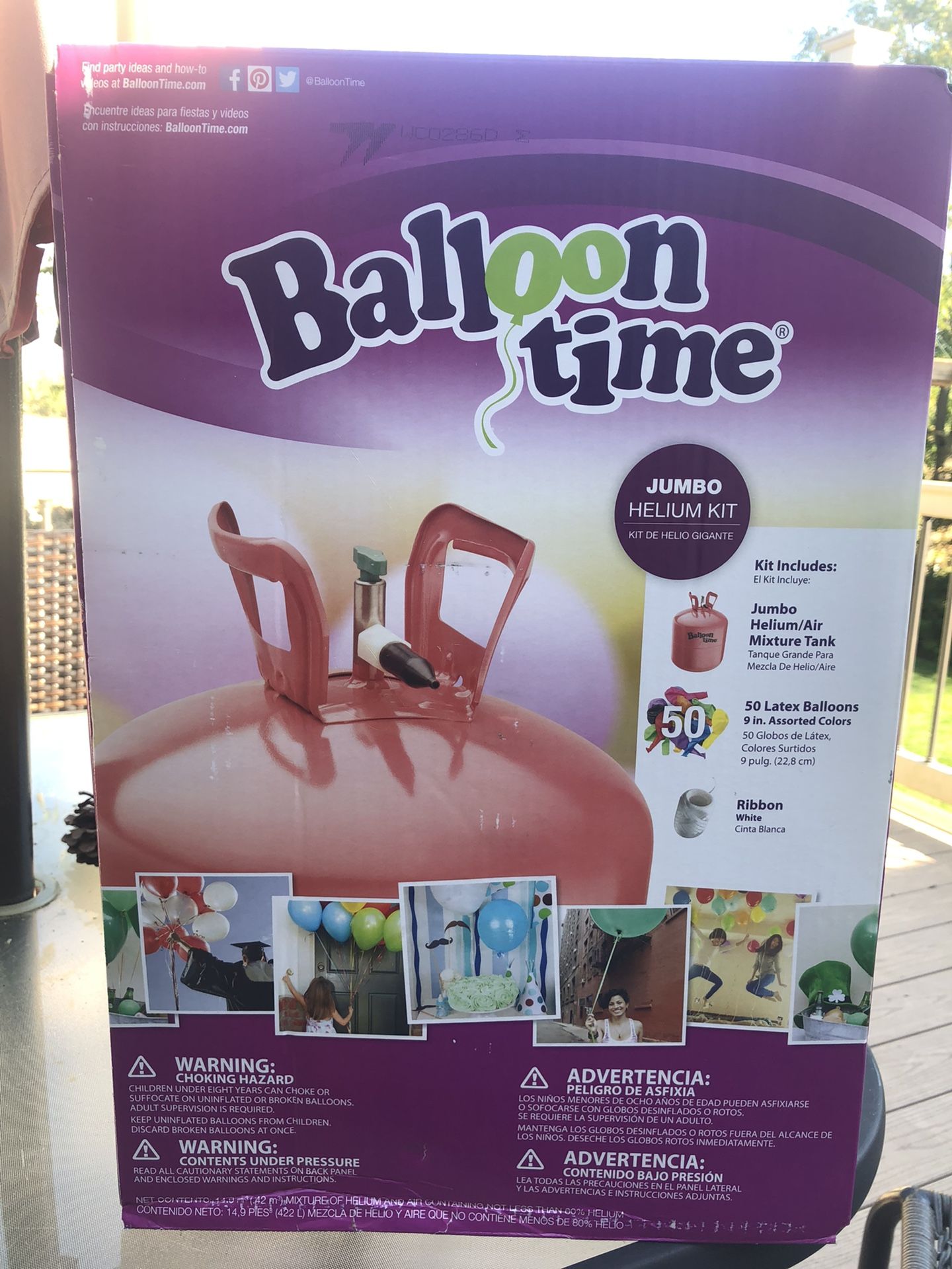 Balloon Helium Tank