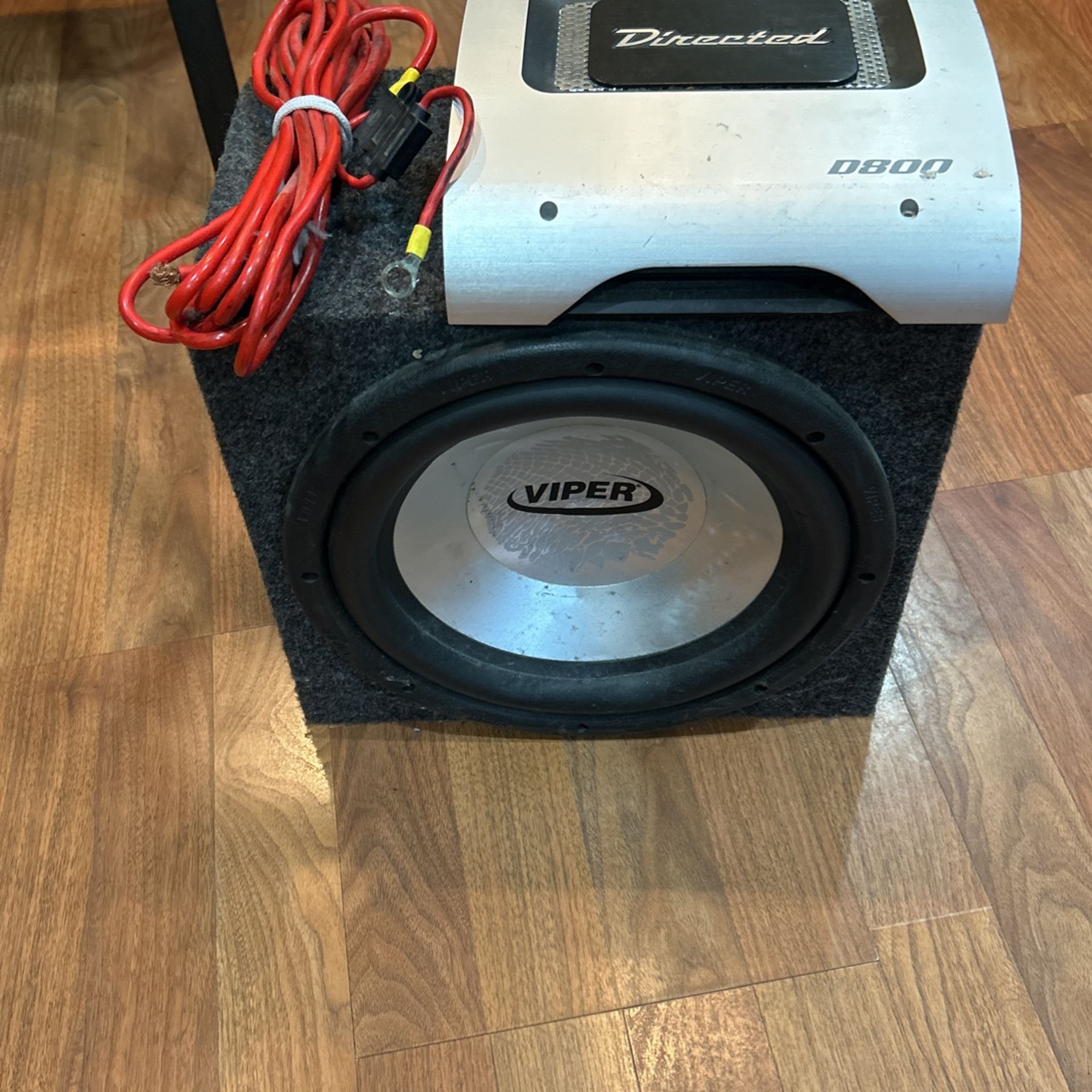 Subwoofer with amplifier
