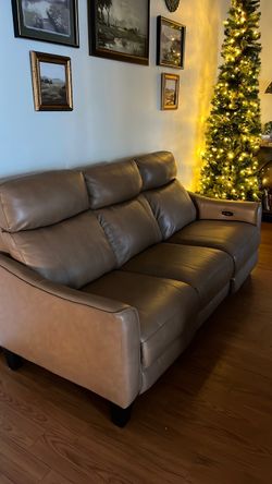 Leather couch