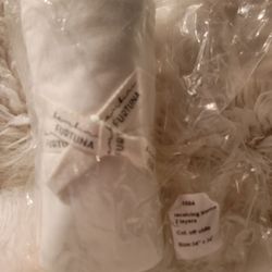 Brand New Two Receiving Blankets White