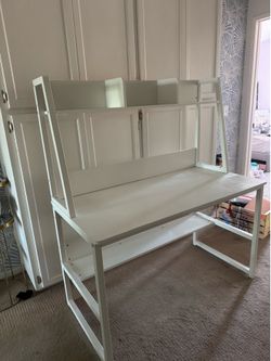 White desk