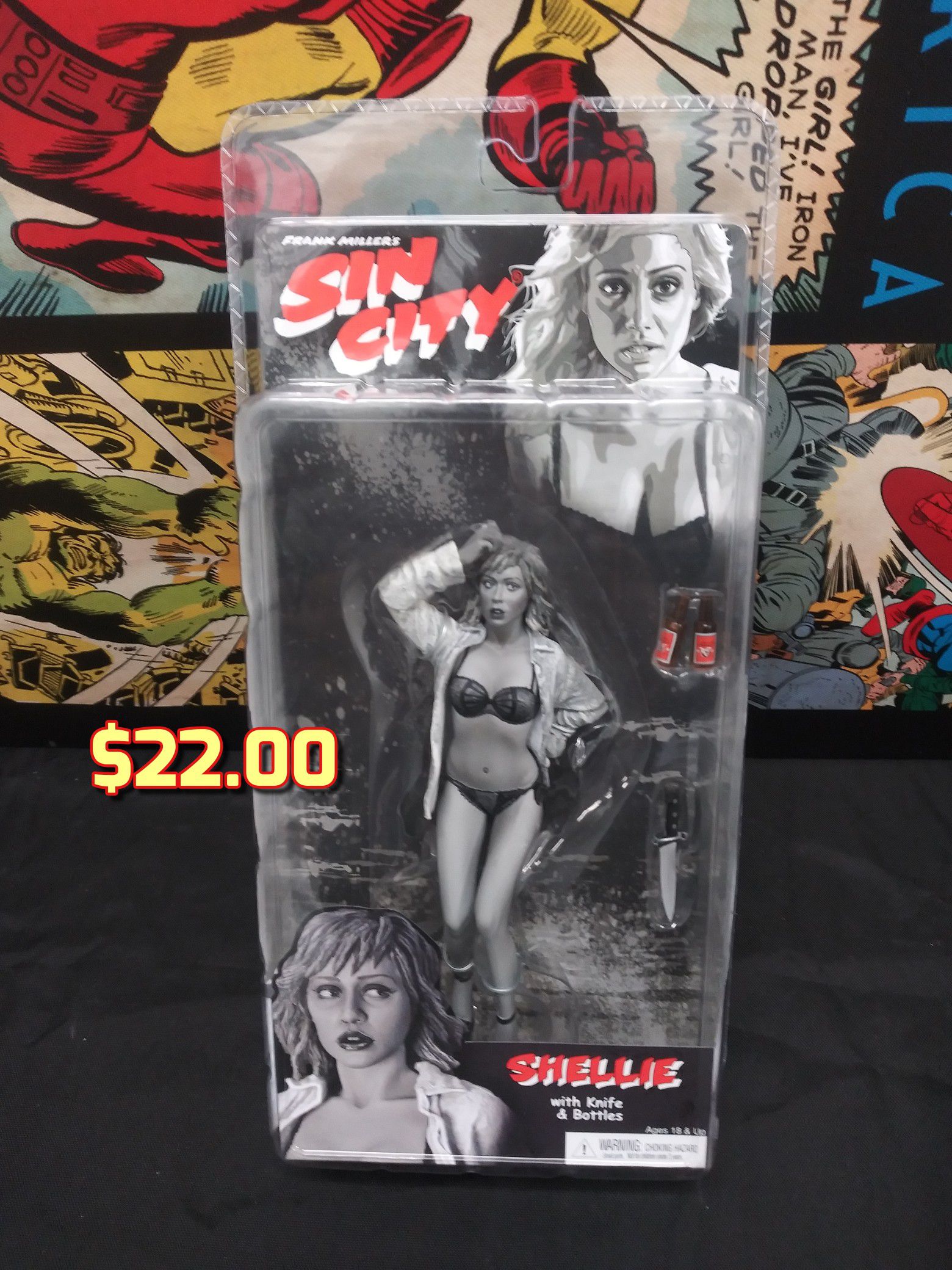 SIN CITY NECA Shellie Brittany Murphy Action Figure Seried 2 NIP 2005 Rare