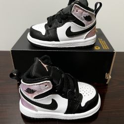 Nike Air Jordan 1 Mid SE TD Zen Master Bleached Coral Pink Black DM6217-001 4C