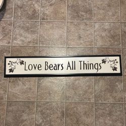 Wooden Sign