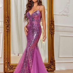 Sparkling Mermaid  Ball  Gown 