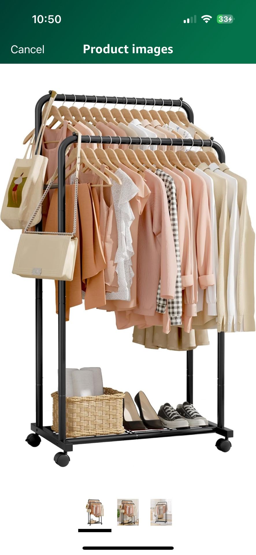 New Assembled Garmet Rack 