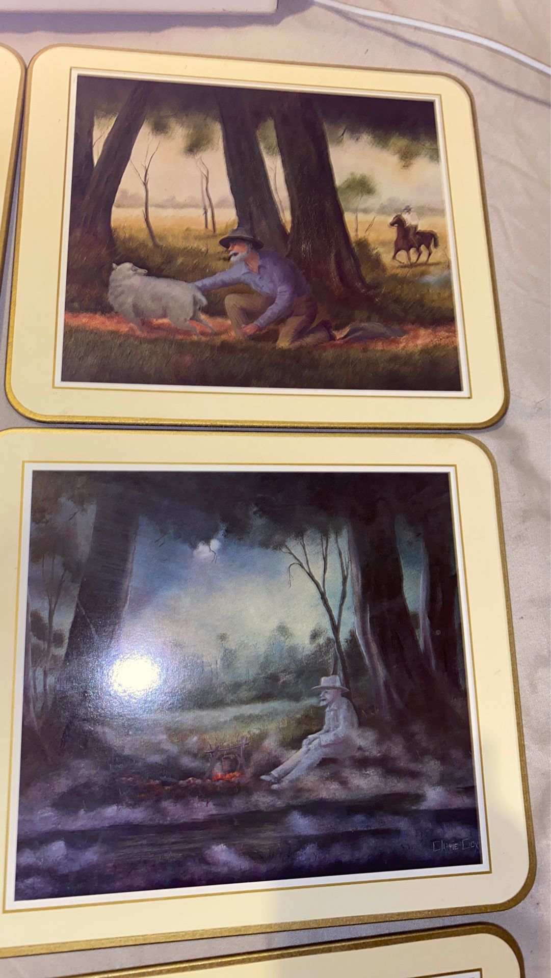 Jason Vintage box set of 6 table placemats