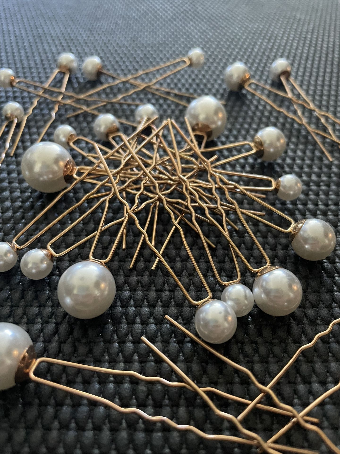28pc PEARL HAIR PINS - WEDDING HAIR ACCESSORY