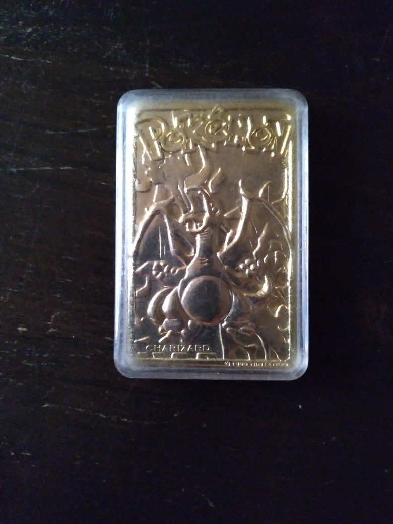 
POKEMON LIMITED EDITION 23K GOLD-PLATED TRADING CARD CHARIZARD #06

