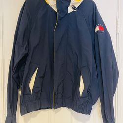 Men’s Vintage Tommy Hilfiger 90’s Sailing Spell Out Logo Flag Windbreaker Jacket Size M