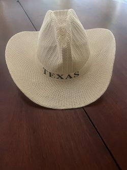 Straw summer cowgirl hat