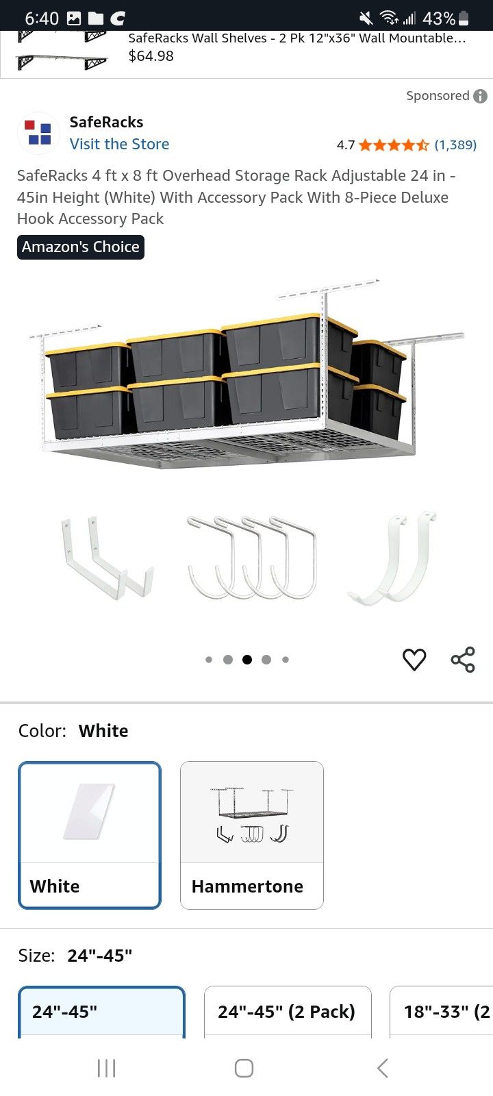 Garage Storage Rack