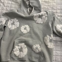 Medium Grey Denim Tears Hoodie  
