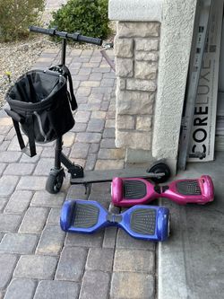 Scooters & Hoover boards With Chargers