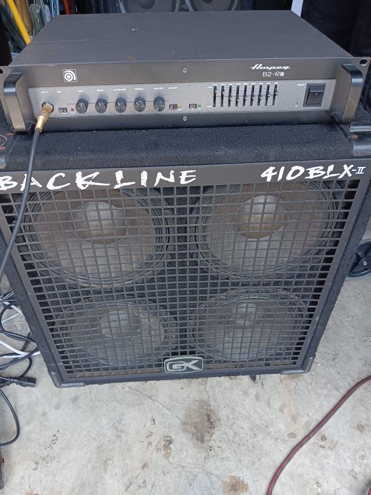 Ampeg B2Re Head With GK 410BLX cabinet
