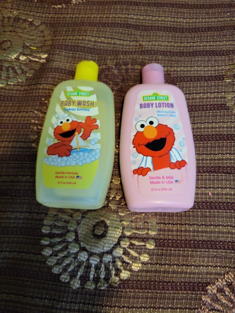 Sesame Street Baby Wash and Baby Lotion