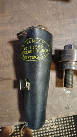 Greenlee Knockout Punch Set 1/2 to 1 1/2"