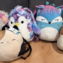 Lot Of 5 New Squishmallow Backpacks All For $25! Please Read Post Before Messaging 