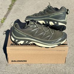 Salomon Xt-6 Expanse Leather Sneakers Green 10 Men's