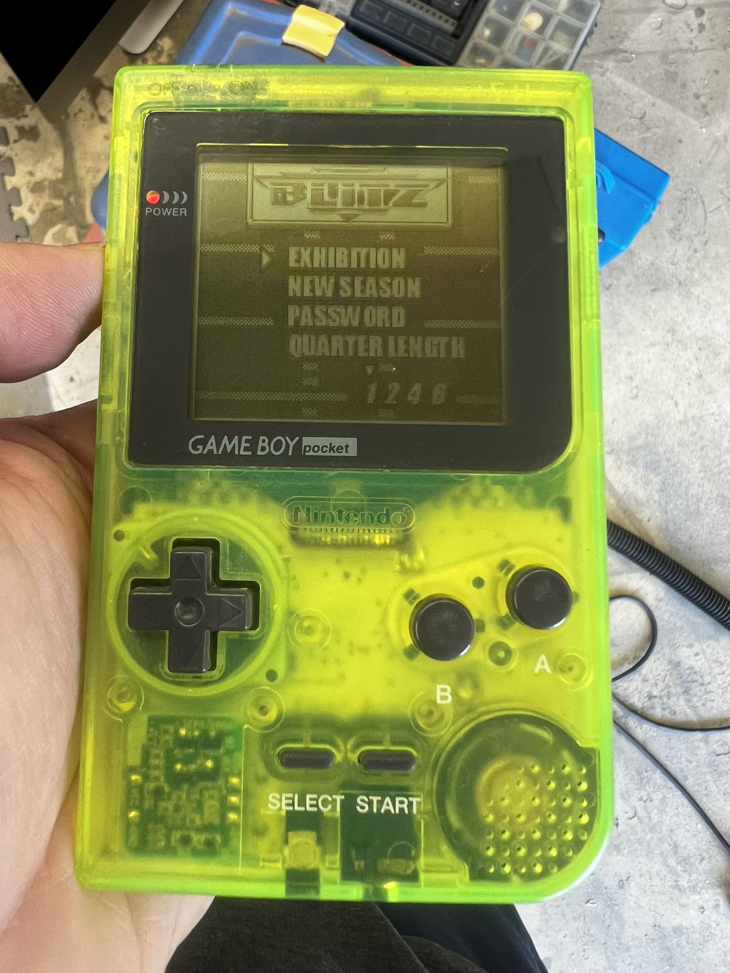Game boy Pocket Extreme Green 