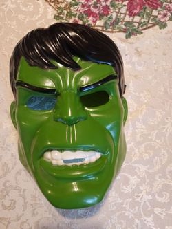 Incredible Hulk Plastic Costume Mask