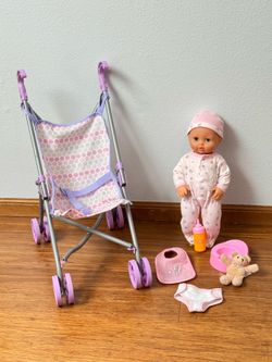 Baby Doll, Baby Stroller and Accessories