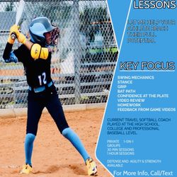Hitting Lesson Softball/Baseball