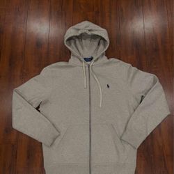 Gray Ralph Lauren Zip Up 