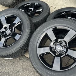 WHEELS OEM 20” CHEVY STOCK NEW 🔥🔥