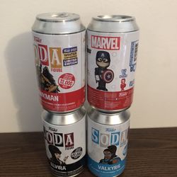 Funko pop Lot marvel soda bundle